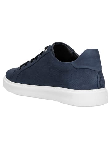 Wojas Leren sneakers donkerblauw