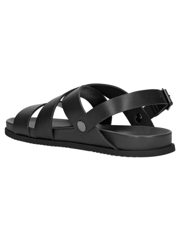 Wojas Leder-Sandalen in Schwarz