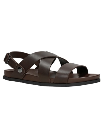 Wojas Leder-Sandalen in Braun
