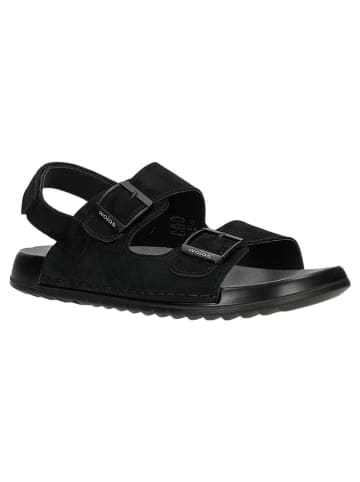 Wojas Leder-Sandalen in Schwarz