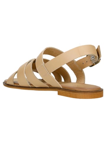 Wojas Leder-Sandalen in Beige