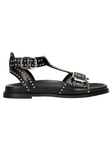 Wojas Leren sandalen zwart
