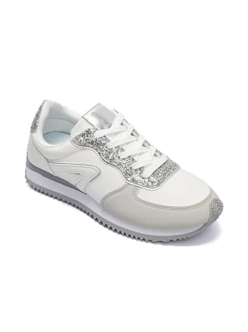 Foreverfolie Sneakers in Weiß/ Silber