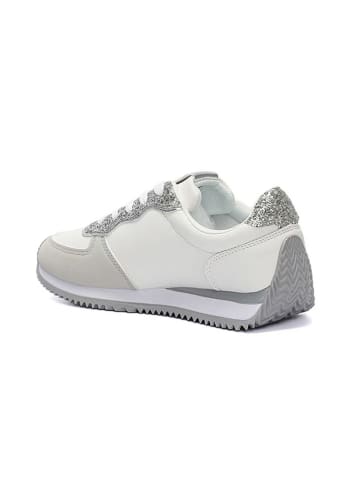 Foreverfolie Sneakers in Weiß/ Silber