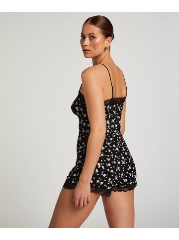 Hunkemöller Piżama w kolorze czarnym