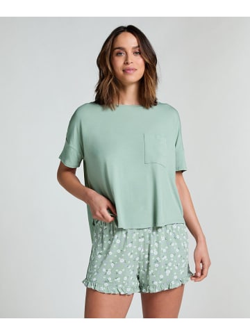 Hunkemöller Piżama w kolorze zielonym