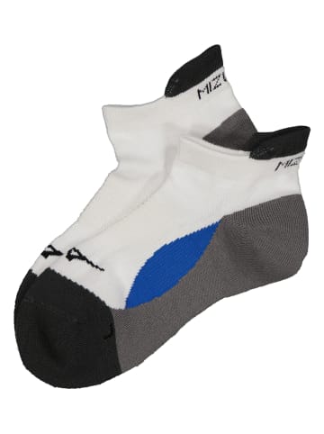 Mizuno Sportsocken "DryLite Comfort" in Weiß/ Grau/ Schwarz