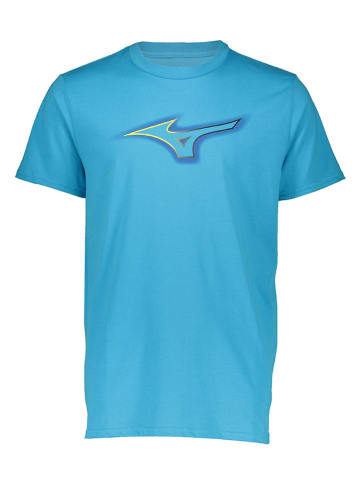 Mizuno Trainingsshirt in Hellblau