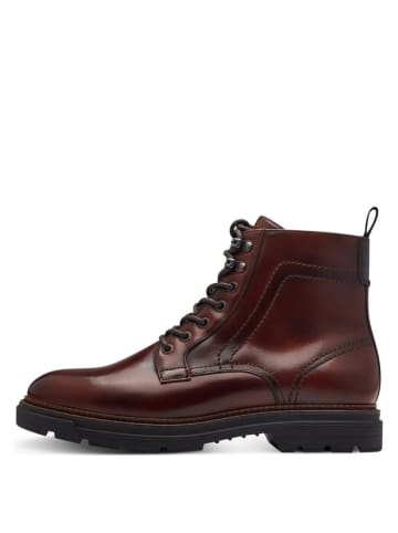 Tamaris Leder-Boots in Hellbraun