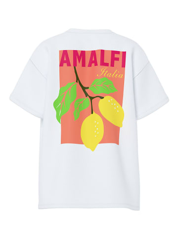 Pieces Shirt "Alifi" in Weiß/Bunt