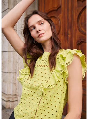 STEFANEL Blouse geel