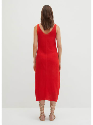 STEFANEL Leinen-Kleid in Rot