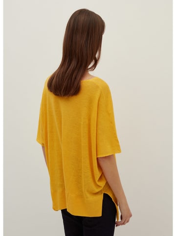 STEFANEL Leinen-Shirt in Gelb