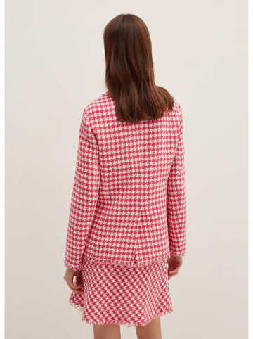 STEFANEL Blazer in Weiß/ Pink