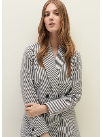 STEFANEL Blazer in Schwarz/ Weiß