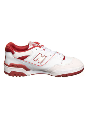 New Balance Sneakersy "550" w kolorze biało-czerwonym
