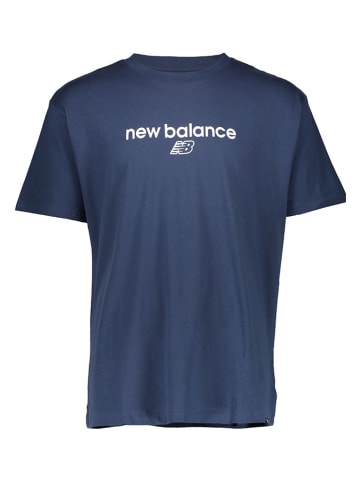 New Balance Koszulka "Sport Seasonal" w kolorze granatowym