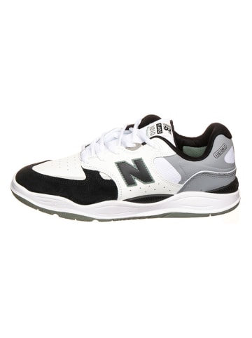 New Balance Leren sneakers "Numeric Skateboarding" wit/zwart/grijs