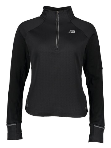 New Balance Fleecepullover "Heat Grid" in Schwarz