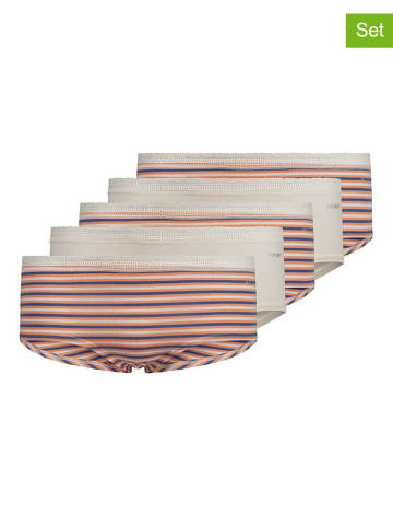 Skiny 5-delige set: hipsters beige/blauw/oranje