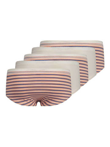 Skiny 5-delige set: hipsters beige/blauw/oranje