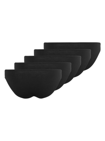 Skiny 5er-Set: Slips in Schwarz
