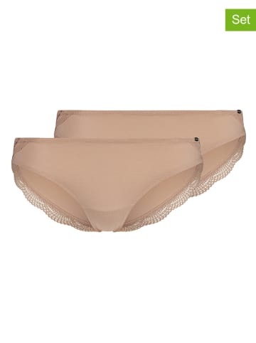 Skiny 2er-Set: Slips in Beige