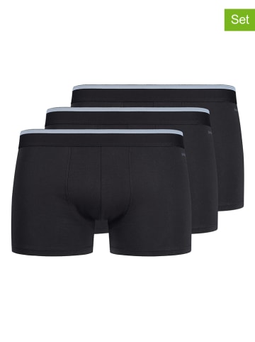 Skiny 3er-Set: Boxershorts in Schwarz