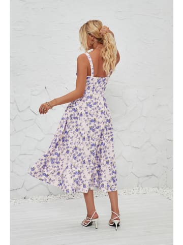 Tazga Kleid in Weiß/ Blau