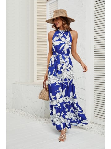 Tazga Jurk blauw/wit