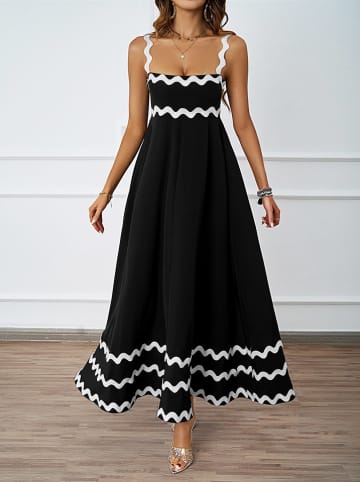 Tazga Kleid in Schwarz/ Weiß