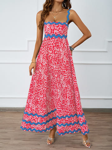 Tazga Jurk rood/blauw
