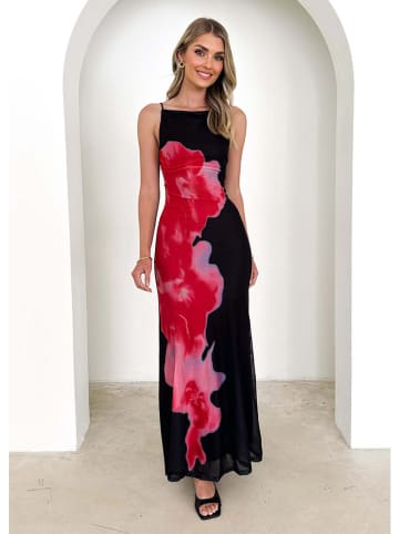 Tazga Kleid in Schwarz/ Rot