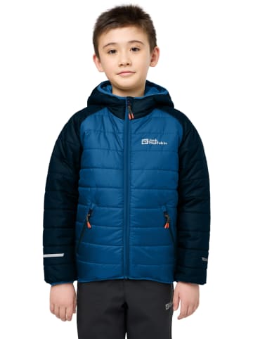 Jack Wolfskin Übergangsjacke "Zenon" in Blau/ Dunkelblau