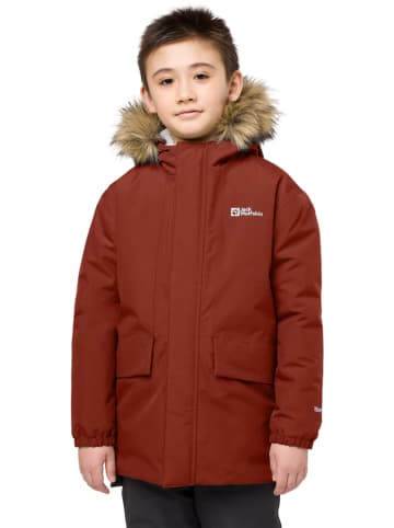 Jack Wolfskin Parka "Cosy Bear" w kolorze czerwonym