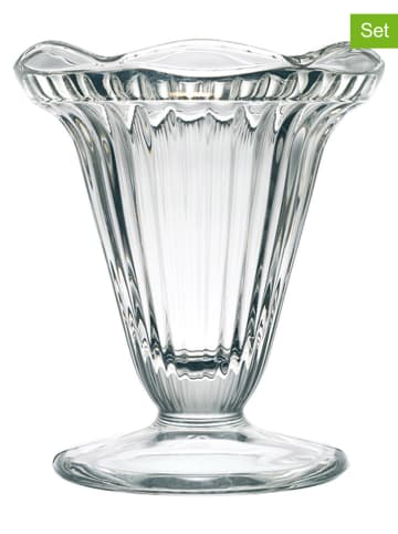 La Rochère France 6-delige set: ijsbekers "Cadette" transparant - 200 ml