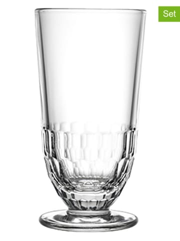 La Rochère France 6er-Set: Longdrinkgläser "Artois" in Transparent - 380 ml
