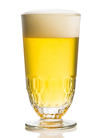 La Rochère France 6-delige set: longdrinkglazen "Artois" transparant - 380 ml