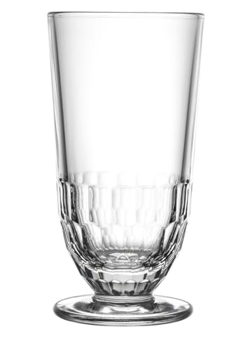 La Rochère France 6er-Set: Longdrinkgläser "Artois" in Transparent - 380 ml