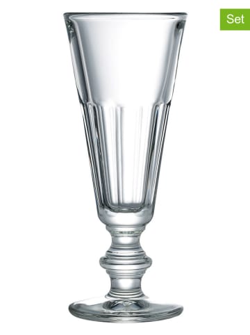 La Rochère France 6er-Set: Champagnergläser "Perigord" in Transparent - 160 ml