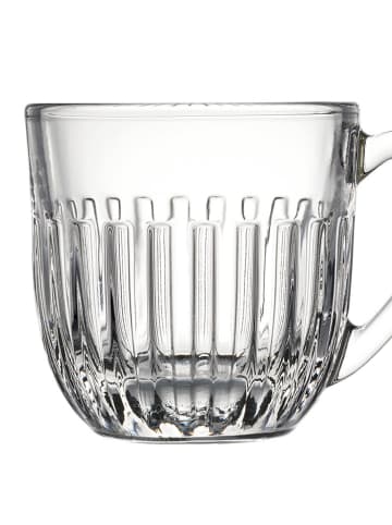 La Rochère France 6er-Set: Espressotassen "Ouessant" in Transparent - 90 ml