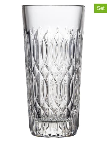 La Rochère France 6er-Set: Longdrinkgläser "Verone" in Transparent - 340 ml