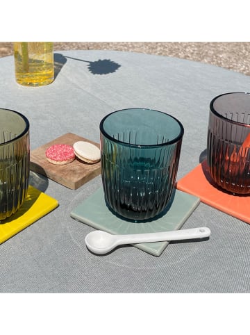 La Rochère France 6-delige set: glazen "Ouessant" turquoise - 260 ml