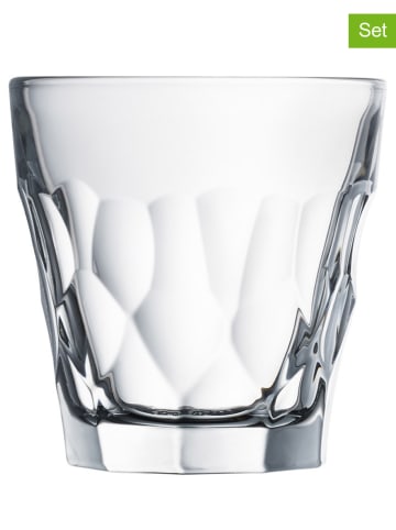 La Rochère France 6-delige set: glazen "Silex" transparant - 290 ml