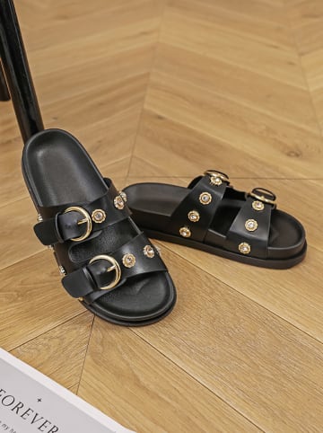 Sixth Sens Slippers zwart