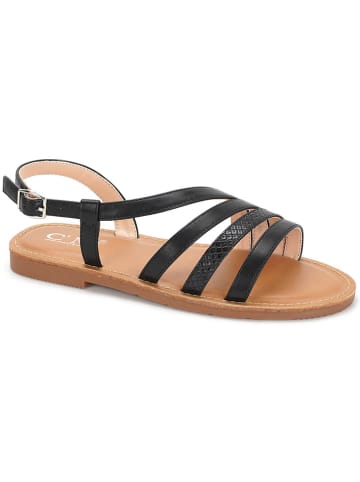 C'M Sandalen in Schwarz
