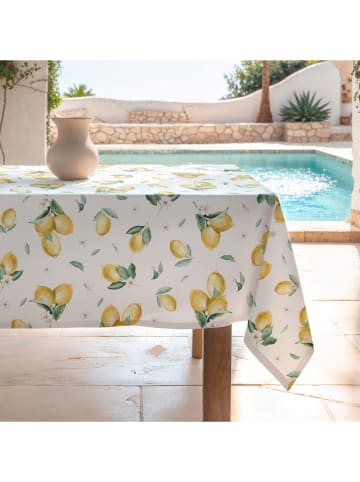 Mint Rugs Obrus "Summer Special Helios" w kolorze biało-zielono-żółtym