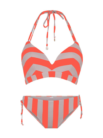 Linga Dore Bikini in Orange/ Grau