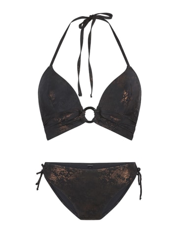Linga Dore Bikini in Braun/ Schwarz