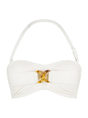 Linga Dore Bikini-Oberteil in Weiß